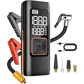 Ak&uuml; Takviye Jump Starter 8000mAh Ara&ccedil; Marş Basma Cihazı Takviye Kompres&ouml;r Lastik Şişirme Hava Pompası