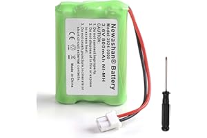 NEWASHAN - Batería de 800 mAh 3,6 V Ni-MH compatible con Slendertone Cinturón System ABS 7 E70 X10 X70 Electroestimulación Fitness aparato de entrenamiento 3924-0000 recargable batería con