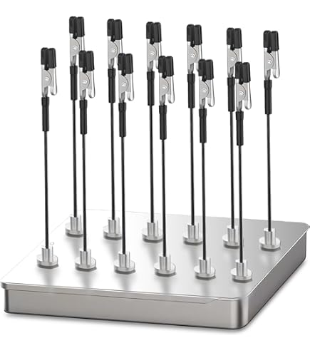 Terza Mano Professionale Per Saldature Con Lente 5X LED - Stazione Da Lavoro Con Base In Acciaio E 4 Bracci Magnetici Per Hobby Ed Elettronica - Foto 14