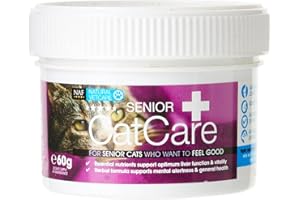 NAF Natural VetCare Senior CatCare Supplement – Veterinary Strength Support for Older Cats – Supports Joint, Kidney, Heart & Immune Health – With Omega 3, Taurine & Antioxidants