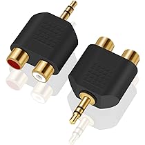Hama Adapter 1x Cinch Stecker Auf 2x Cinch Buchse - RCA Audio Adapterkabel Flexibel & Langlebig