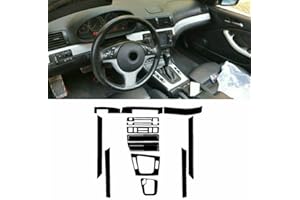 DAZZLEEX 1 ensemble de carénage en fibre de carbone brillant pour BMW Série 3 E46 1998-2005 (convient uniquement pour la conduite à gauche)