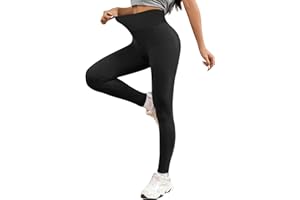 Looks Divine Gift Leggings for Women High Waisted Fleece Lined Leggings Women UK Buttery Soft Elastic Tummy Control Plus Size Workout Gym Yoga