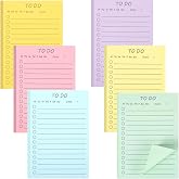 Ruled Sticky Notes, 6 x Sticky Notes, Sticky Notes, To Do List, Sticky Note Blocks, Self-adhesive Notes, Adhesivasss for Maki
