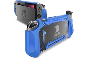 mumba Coque de Protection Robuste Hybride en TPU pour Nintendo Switch, Bleu