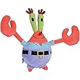 Simba - Mr Crab Plush 20 cm, Spongebob, Soft and Pleasant Material, 100% Recycled Filling, 100% Official License, Suitable for All Ages (109491002KRA)