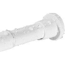 Supports De Tringle De Douche Oupados - 2 Pièces - Blanc - Adhésif Ou Vis - Universel