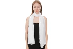 Chiffong Sjal Scarf För Dam – Lätt Och Tunn Halsduk Mode Sjalar för Kvinnor - Chiffon Vårsjal - Elegant Sommarsjal För Damer