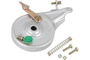 Motoforti Silver Tone Metal Rear Wheel Brake Drum 14mm for Electric Bike Long-lasting