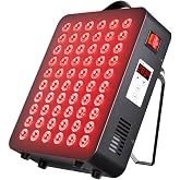 Red Light Therapy Device for Body, Dual Chip 660nm&amp;850nm, Clinical Grade 60 LEDs with Timer, Body, Face, Relaxation, Sleep Im