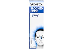 Sudafed Blocked Nose Spray (1 x 15ml), Relief from Congestion Caused by Cold and Allergies, Nasal Spray Provides Congestion Relief, Lasts Up to 10 Hours and Gets to Work in 2 Minutes