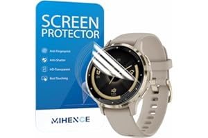 MIHENCE Folia ochronna kompatybilna z Garmin Venu 3, folia TPU wysokiej jakości Ultra HD na wyświetlacz kompatybilna z Venu 3 Smartwatch [3 sztuki]