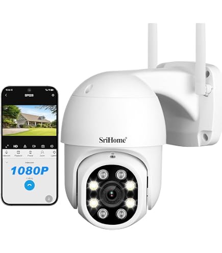 Sricam 1080P 4G WiFi Monitoraggio PTZ telecamera IP rilevamento