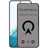 KZY İletişim Samsung Galaxy S22 ile Uyumlu Tam Kaplayan Privacy Hayalet Temperli Ekran Koruycu Cam