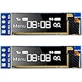 MakerHawk I2C OLED Display Module I2C SSD1306 Tiny Screen Module 0.91 Inch, in White 128X32 I2C OLED Driver DC 3.3V to 5V for