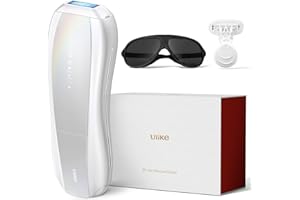 Ulike Laser Hair Removal Device for Women and Men, Air 10 IPL Hair Removal with Sapphire Ice-Cooling, Nearly Painless, Long-Lasting Results, SkinSensor, 4 Modes for Body & Face at-Home Use, White