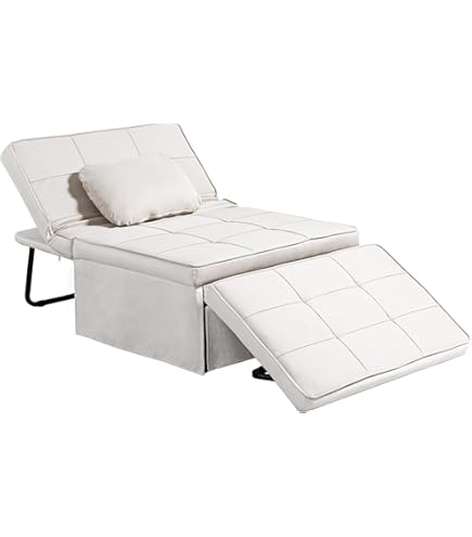 Fauteuil En Tissu Teddy Avec Coussin - Pieds En Bois Massif - Beige