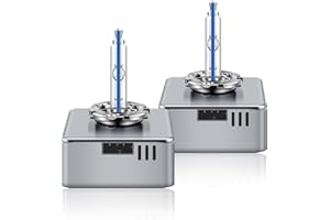 Erato D5S 8000K 25W Lampadine per fari allo xeno HID bianco diamante lampada a scarica abbaglianti e anabbaglianti 12V lampada di ricambio allo xeno impermeabile, confezione da 2