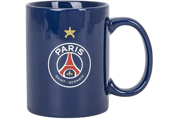 PSG Mug étoile de Champion d'Europe - Collection officielle PARIS SAINT GERMAIN