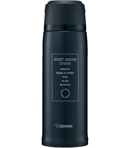 Gourde Isotherme Zojirushi SM-WA36-BA – Noir, 360ml – Acier Inoxydable