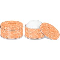 Contenitore Talco Per Neonati - Con Piumino, Chiusura Ermetica, 9x9cm, Materiale Sicuro PP E Velluto