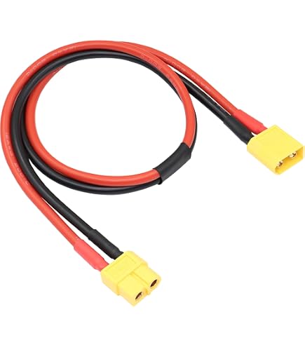 Conectores T-Dean Dorados Para Baterías LiPo - Incluyen Tubo