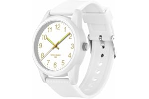 TENOCK Reloj para NiñOs NiñOs NiñAs Aprender La Hora 50m Impermeable Reloj para NiñOs FáCil De Leer 4-12 AñOs Gran Regalo De CumpleañOs para NiñOs