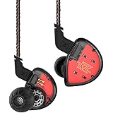 KZ ES4 In Ear Stereo Earphones 1DD 1BA Wired Earbuds, Yinyoo Hybrid Drivers 1 Dynamic and 1 Balanced Armature driver Headphon