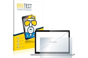 brotect Pellicola Protettiva Opaca 17.3" per Notebooks con 43.9 cm (17,3 pollici) [383 mm x 215 mm, 16:9] Proteggi Schermo Anti-Riflesso