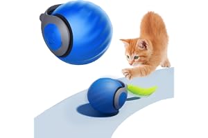 Byffoer Kattleksak, magisk boll hund, interaktiv hundleksak, boll, lekboll hund elektrisk, kattleksak, självaktivitet med res