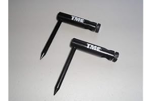 TMC 2 x Black Aluminium Single arm 16 mm Diameter Bankstick Stabilizers. 8cm Leg