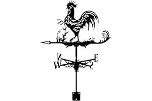 JJDSN Gallo Galletto Segnavento in Acciaio Inox Paletto da Giardino Segnavento Strumenti di misurazione Indicatore di direzione del Vento Banderuola Adatto per Prodotti in Metallo per Esterni 35 *