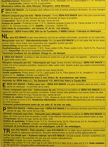 sera 07221 KOI SNACK 20 St – Da frisst Ihr Koi Ihnen aus der Hand - 2