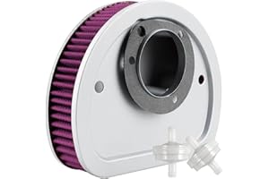 ZAMDOE 29461-99 HD-1499 Air Filter for Harley Davidson for Dyna for Road King for Electra Glide for Fat Boy for Heritage for Softail for Deluxe Deuce for Night Train for Breakout for Rocker, 1999-2015