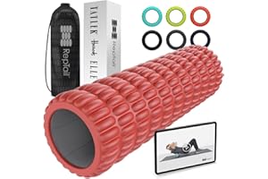 RepTail Award-Winning Foam Roller, Better at Performing Muscle Relief – Trusted by Harrods | High-Density Thick Ridges for Enhanced Pain Relief | Massage Your Back, Neck & Feet | Aids Stress & Sleep