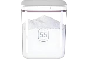 ACCMUZZY Laundry Pod Storage Containers with Lid - Washing Pods & Tablets Organiser, Scent Booster (5.5L)