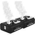 Lot de 2 Machine à Brouillard 1500W avac DMX Télécommande, Portable DJ Fête | 1500W, Contrôle DMX & Télécommande, Portable, Parfaitement adapté aux performances DJ, fêtes, Halloween, mariages et Noël