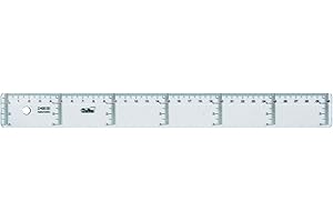 SAFTA Glass 30 cm Ruler (400930)
