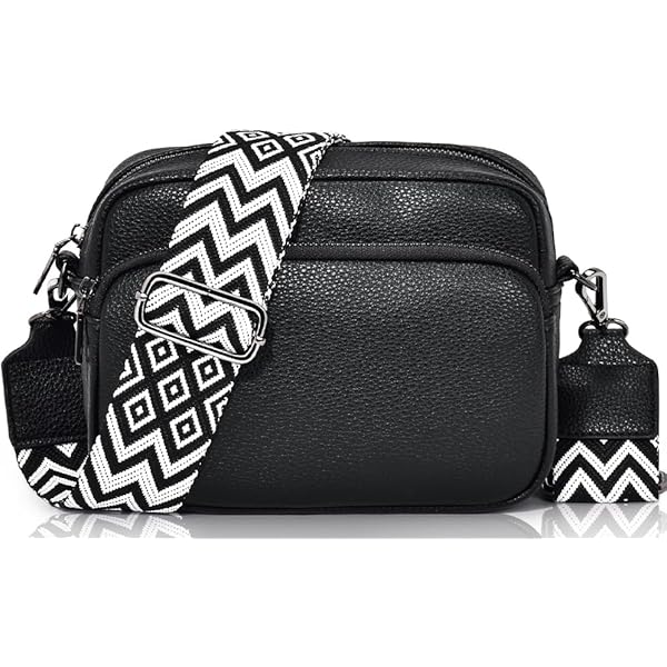 HanBaoHouse Umhängetasche Damen - PU Leder Crossbody Bag Mit Abnehmbarem Gurt