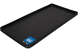 KOTARBAU® Skobricka - Gummi - 80x40 cm - Svart - Skomatta För Hall - Skodroppbricka - Skodroppskål - Skodroppskålar - Skoavfa