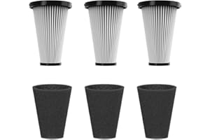 Vexilar Pack de 3 Filtres HEPA, Compatible avec l'Aspirateur Balai avec Fil C8