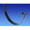Pack of 3 OSMA Black 113mm Gutter Flexiclip for DeepLine 4.5:2.5 System 9T916b