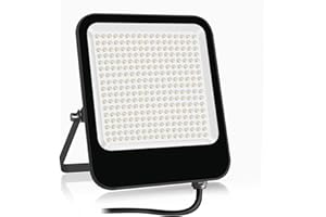 Tayire 200W Faretto led da Esterno, Potenti luci a LED 20000LM, Fari di sicurezza 3000K Bianco Caldo, Faro led Esterno Impermeabile IP65, Potente LED da Esterno per Giardino Cortile Garage Piazza