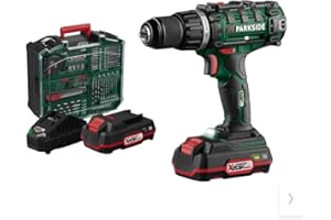 PSIDE Parkside® Set di avvitatore a batteria 20 V 2 in 1 PABS 20 Li G8", con 2 batterie, caricabatterie, set di accessori, avvitatore a batteria