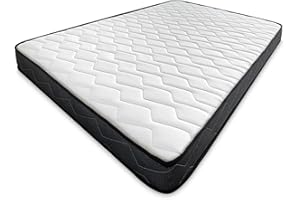 amuéblate online - Colchón Fit Reversible 90 x 180 cm, Ideal para Camas Nido o Literas, Antiácaros, Antibacterias e Hipoalergénico