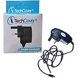 iTechCover® 3 Pin UK Mains / Wall Charger Cable Lead for All-New Fire HD 10 Tablet with Alexa Hands-Free, 10.1” 1080p Full HD Display, 32 GB 64 GB / (Micro USB) - CE - ROHS - UK Approved