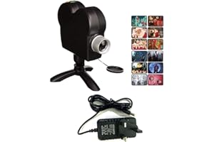 WINNING Projecteur de fenêtre de Noël Halloween - 12 films - Décoration de projection à LED - Basculez entre 6 Noël et 6Halloween - Pour l'intérieur et l'extérieur - Pour une fête intérieure et extérieure