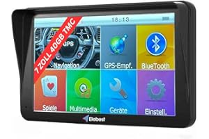 Elebest City 70AT, Navi mit TMC PRO, Navigationsgerät, Navi mit Stauumfahrung, Navigationsgeräte für Auto 2024, Camper Navigationssystem, POI, Verkehrszeichenerkennung, Wohnmobil Navi