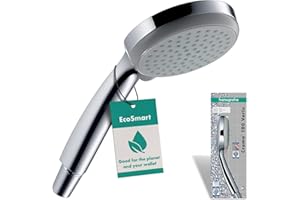 hansgrohe Croma 100 Pommeau de Douche économie d'eau, Douchette à main Vario EcoSmart 9l/min, chromé, 28537000