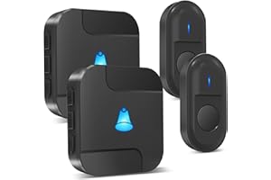 Airymium ML1904 Timbre inalámbrico, Negro, same with 8.31.88.3 cm